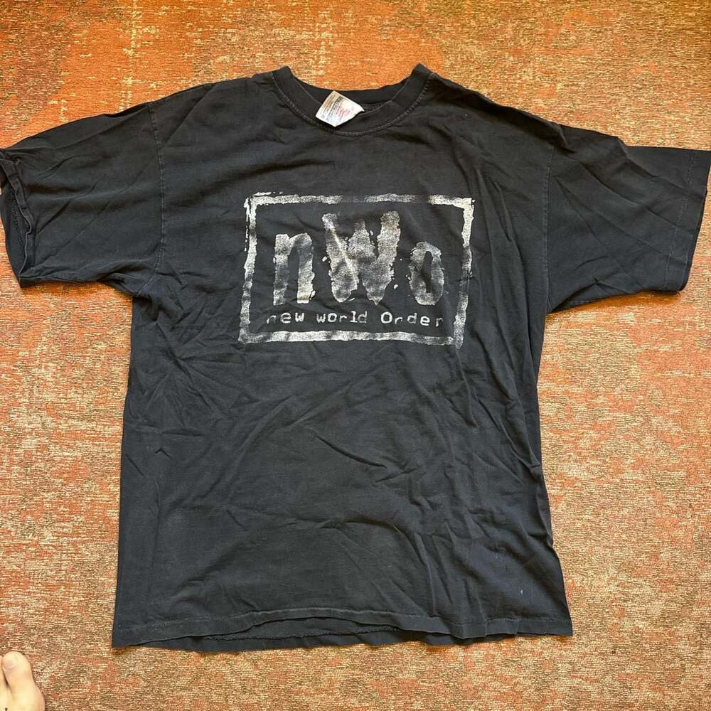 Vintage 90s T-America nWo New World Order Single Stitch T-Shirt